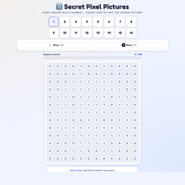 Screenshot of Secret Pixel Pictures